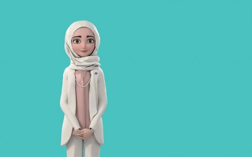 Виртуальная мусульманка начнет работу в Исламском банке
