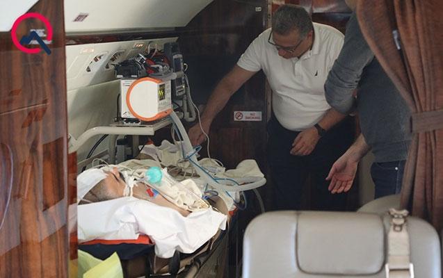 Спецсамолет службы скорой помощи с Огтаем Гюльалыевым на борту вылетел в Турцию - ФОТО