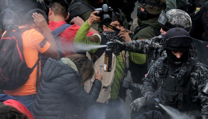 В Боливии произошли столкновения между противниками и сторонниками Моралеса