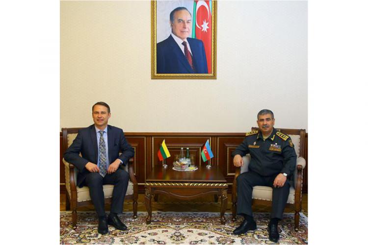 Закир Гасанов встретился с новым послом Литвы в Азербайджане
