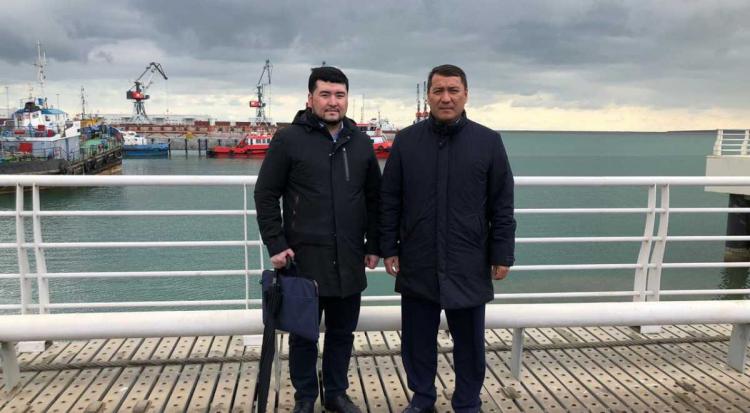 Посол Казахстана ознакомился с Бакинским международным портом
