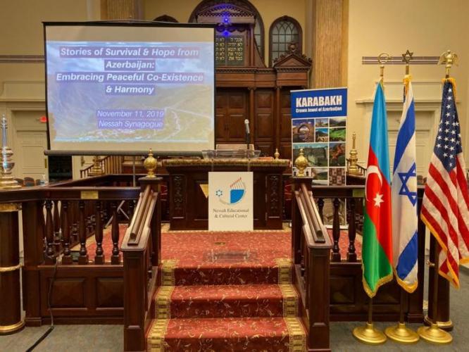 В синагоге Лос-Анджелеса прошло мероприятие, посвященное правде о Карабахе - ФОТО