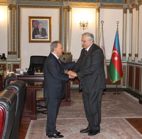 Академик Рамиз Мехтиев встретился с вице-президентом Национальной академии наук Грузии
