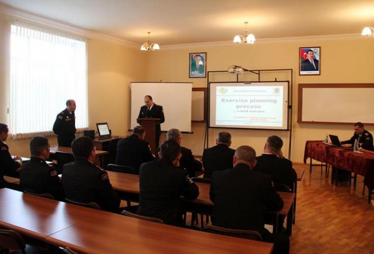 Болгарские эксперты посетили Азербайджанское высшее военное училище имени Гейдара Алиева