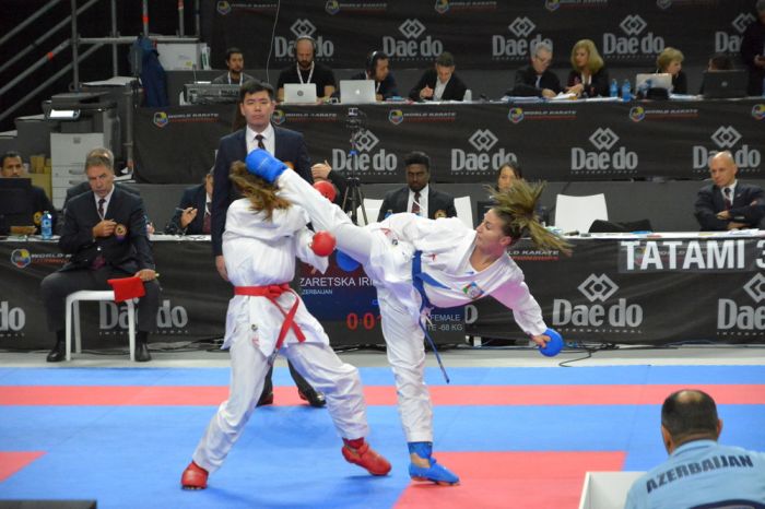 Сборная Азербайджана успешно выступила на чемпионате мира по всем видам карате
