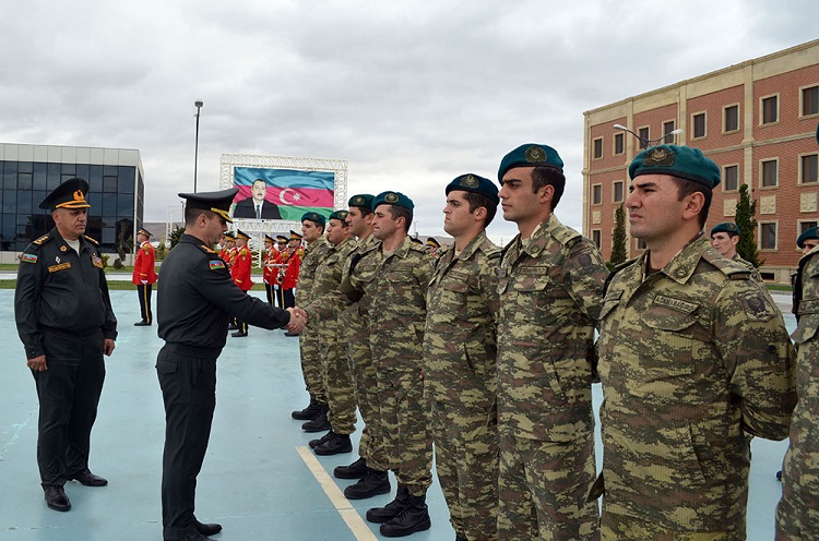 Азербайджанские военнослужащие, участвовавшие в учениях Saber Junction-19, вернулись в Баку - ФОТО