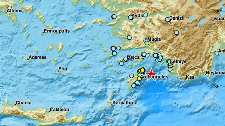 На средиземноморском побережье Турции произошло землетрясение
