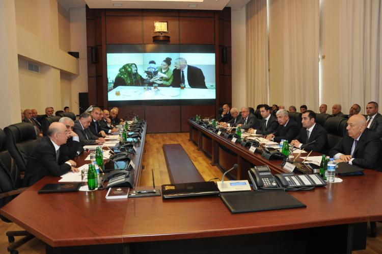 В МЧС Азербайджана состоялось заседание, посвященное ликвидации последствий землетрясений
