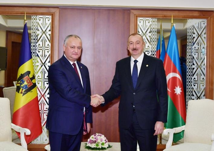 Ильхам Алиев встретился с президентом Молдовы - ОБНОВЛЕНО