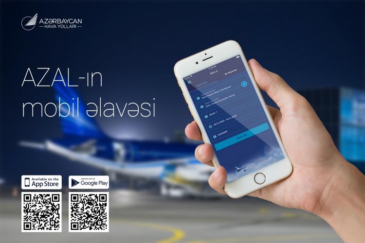 Авиакомпания AZAL представила мобильное приложение