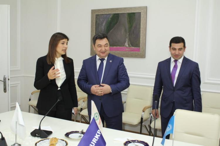 Президент Тюркской академии проводит встречи в Баку - ФОТО