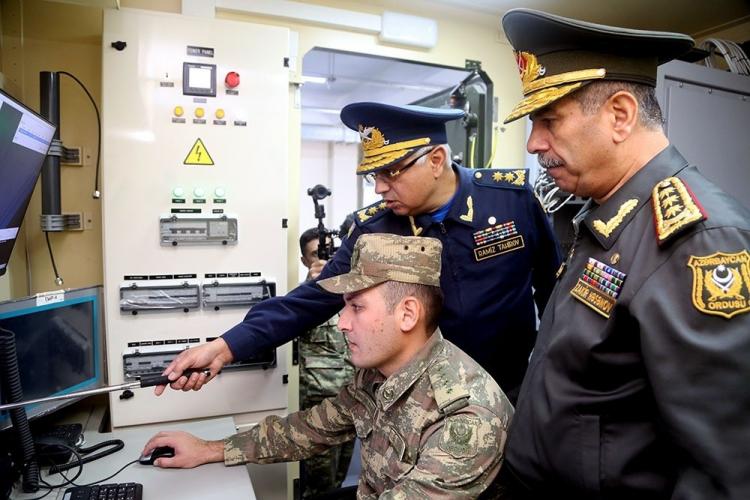 Закир Гасанов принял участие в открытии пункта управления новой РЛС ВВС - ФОТО