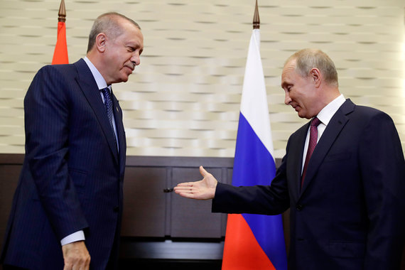 Путин вновь пригласил Эрдогана в Россию