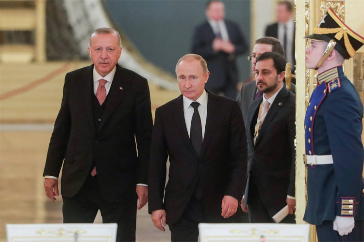 Эрдоган и Путин обсудили ситуацию в Сирии