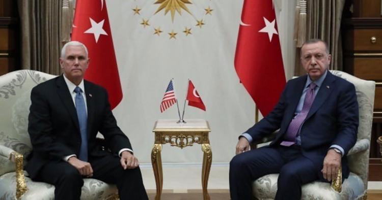 В Анкаре началась встреча Эрдогана и вице-президента США