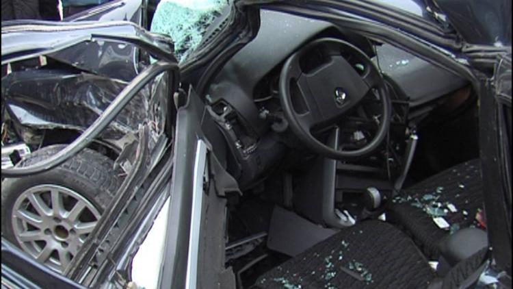 В Губе столкнулись ВАЗ и Mercedes, оба водителя госпитализированы 