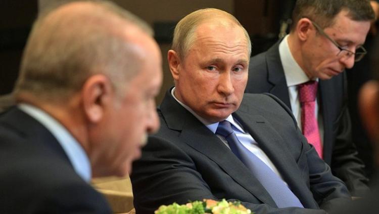 Путин и Эрдоган одинаково оделись на встрече в Сочи - ВИДЕО