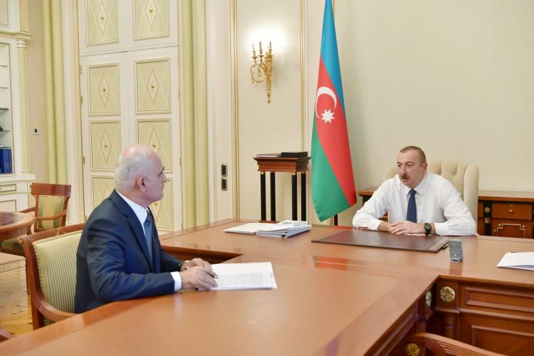 Ильхам Алиев принял нового вице-премьера Азербайджана 