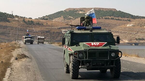 Военная полиция России провела патрулирование границы Сирии с Турцией