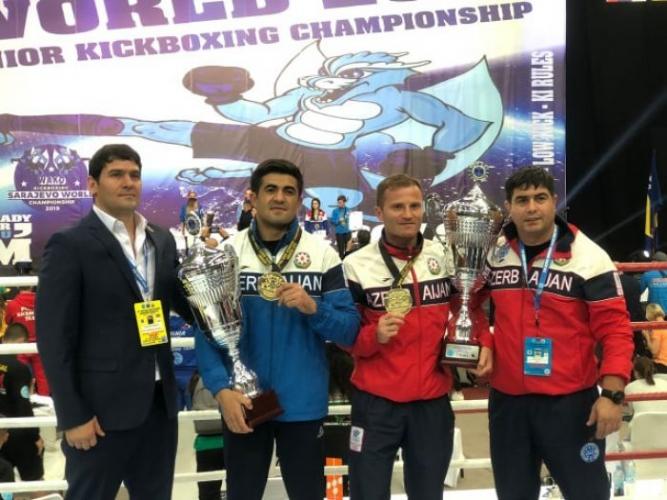 Азербайджанские кикбоксеры стали чемпионами мира
