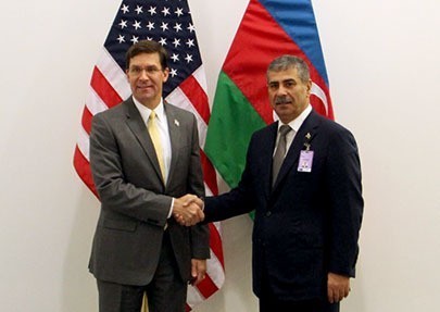Закир Гасанов встретился с министром обороны США