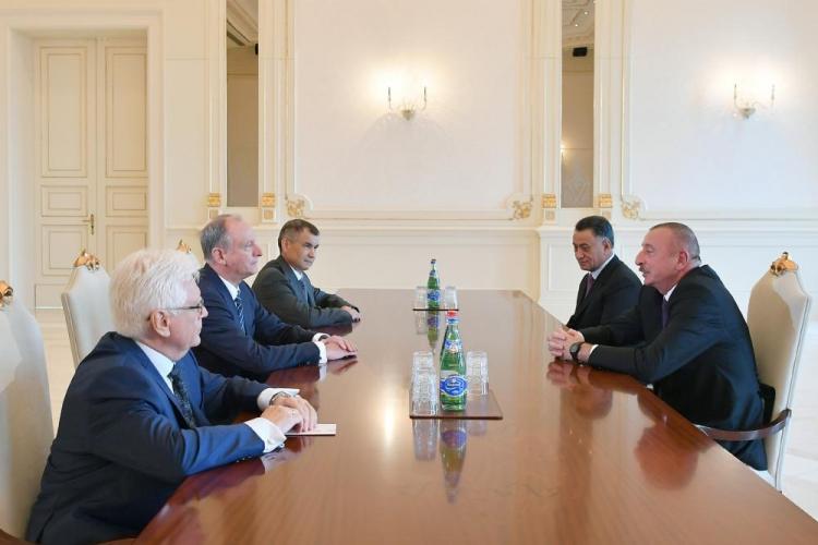  Ильхам Алиев принял секретаря Совета безопасности России