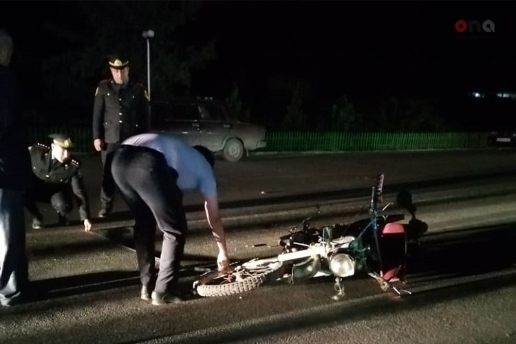В Загатале мотоцикл попал в ДТП: есть пострадавший