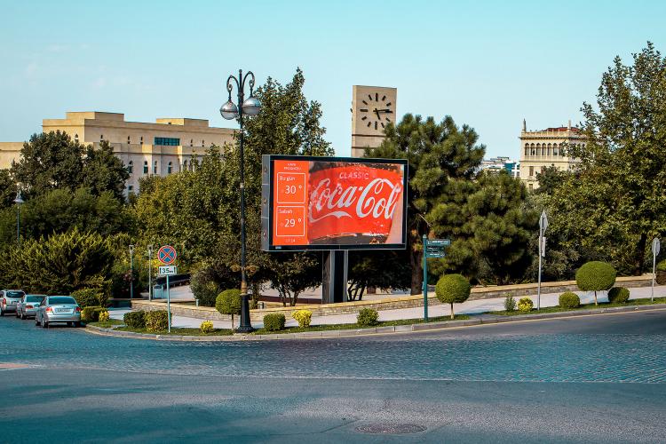 ®Впервые в рекламной индустрии Азербайджана для Coca-Cola разработана инновационная форма рекламы  - ФОТО - ВИДЕО