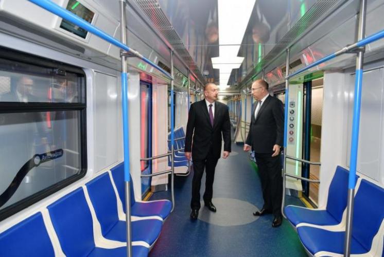 Ильхам Алиев принял участие в открытии станции бакинского метро "Хатаи" - ФОТО