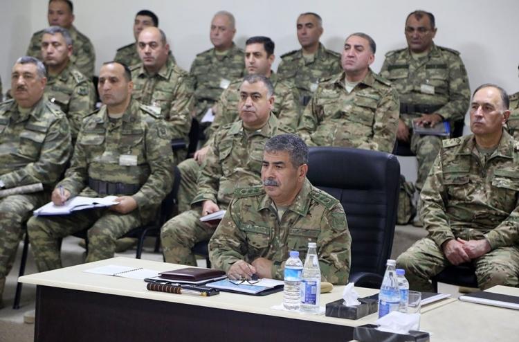 Закир Гасанов провел совещание в связи с учениями Азербайджанской армии - ВИДЕО
