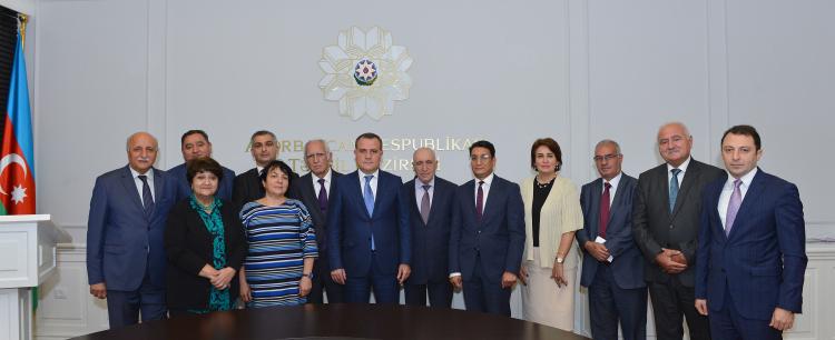 Министр образования Азербайджана встретился с членами Общественного совета - ФОТО