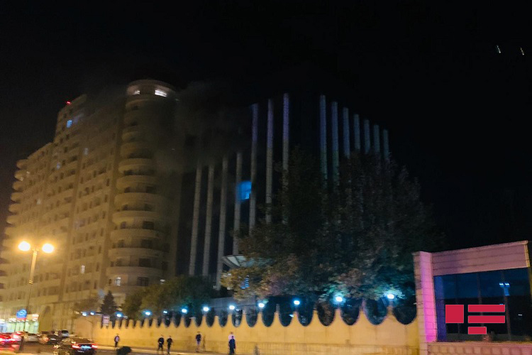 Пожар в здании Общественного телевидения потушен - ФОТО - ОБНОВЛЕНО