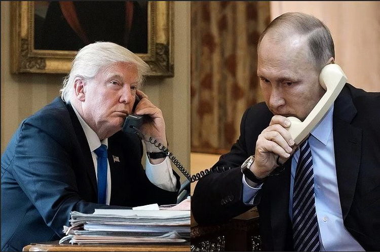 Путин и Трамп провели телефонный разговор
