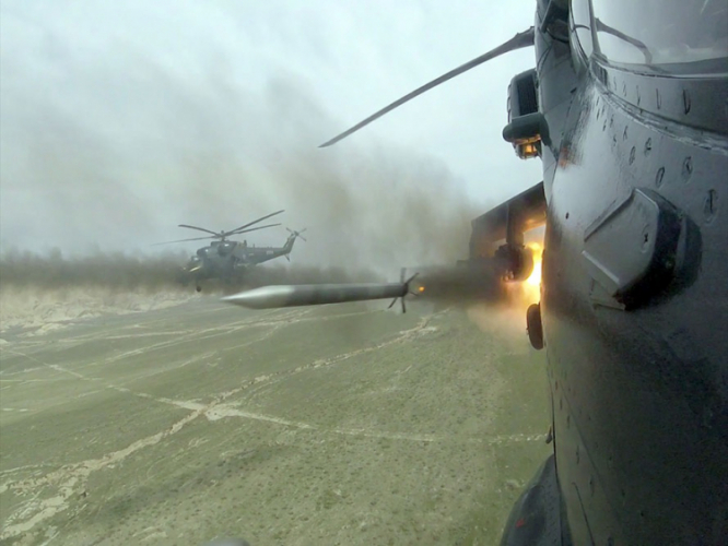 Вертолетные подразделения ВВС Азербайджана проводят тренировочные полеты -  - ФОТО - ВИДЕО