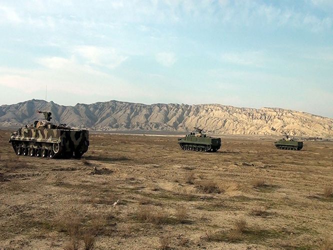 Артиллерийские подразделения ВС Азербайджана выполняют боевые стрельбы - ФОТО - ВИДЕО
