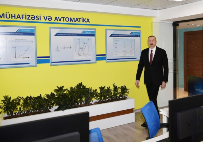 Ильхам Алиев принял участие в открытии комплекса ОАО «Азерэнержи» после реконструкции - ФОТО - ОБНОВЛЕНО