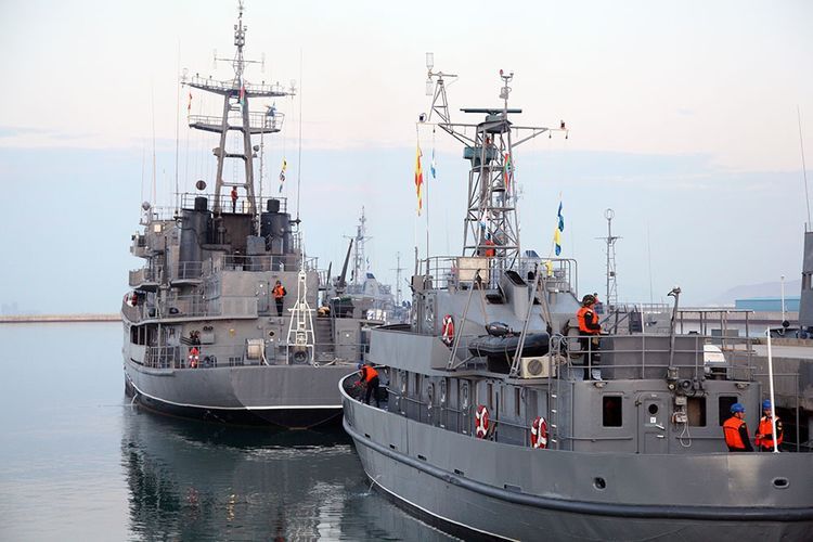 Военно-морские силы ВС Азербайджана приступили к тактическим учениям - ВИДЕО