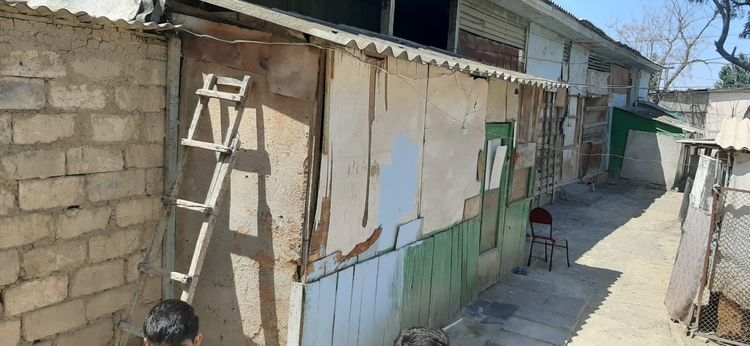 В Мингячевире произошел оползень