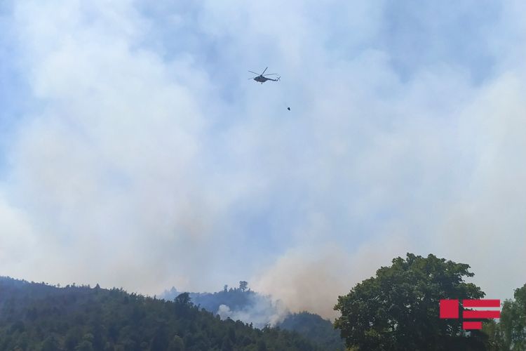 Потушен пожар на горном участке Хызы
