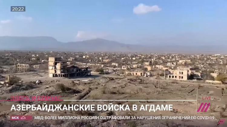 Российский телеканал «Дождь» показал сюжет об освобожденных районах Азербайджана - ФОТО