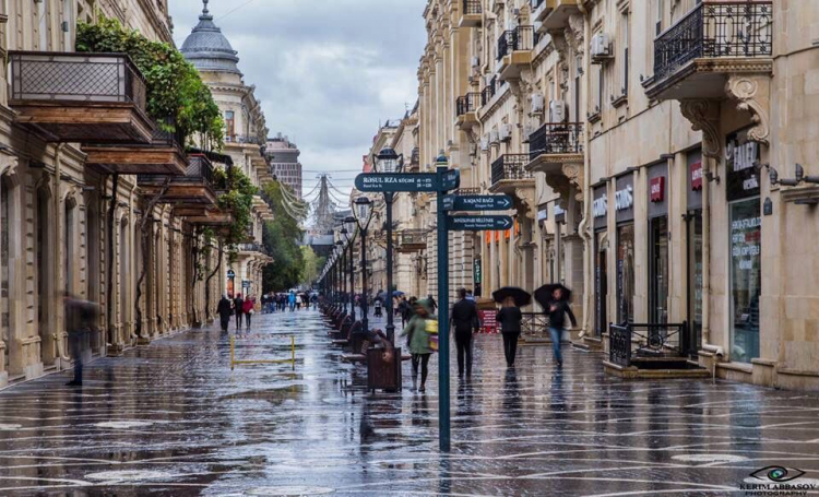 Завтра в Баку местами дожди и северный ветер