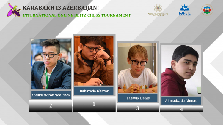 Завершился Международный турнир по шахматам «Карабах – это Азербайджан!» - ФОТО