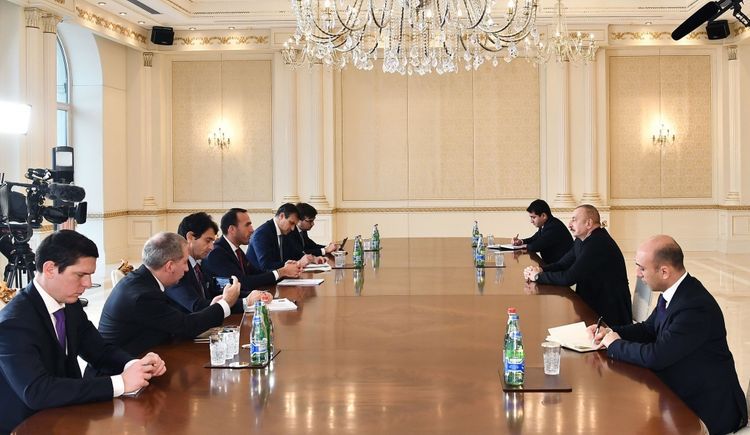 Ильхам Алиев принял делегацию из Италии - ОБНОВЛЕНО