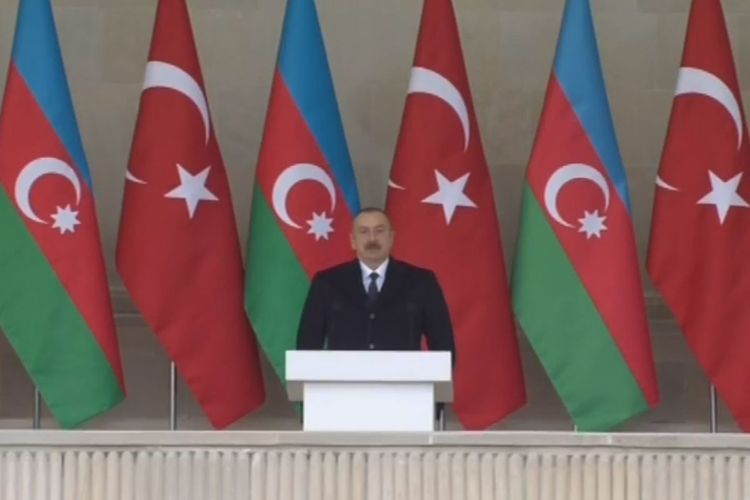 Президент Азербайджана: Весь мир увидел, что Карабах - наша исконная, историческая земля!
