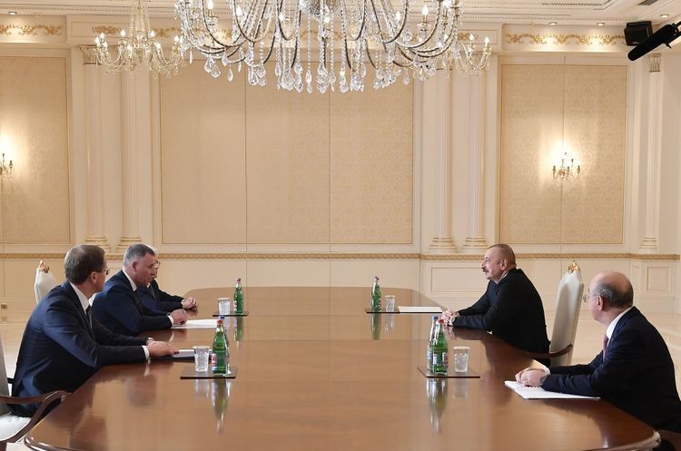 Ильхам Алиев принял министра по чрезвычайным ситуациям России