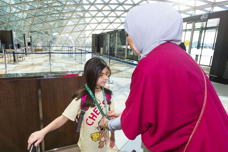 В Международном аэропорту Гейдар Алиев созданы условия для пассажиров с невидимой инвалидностью