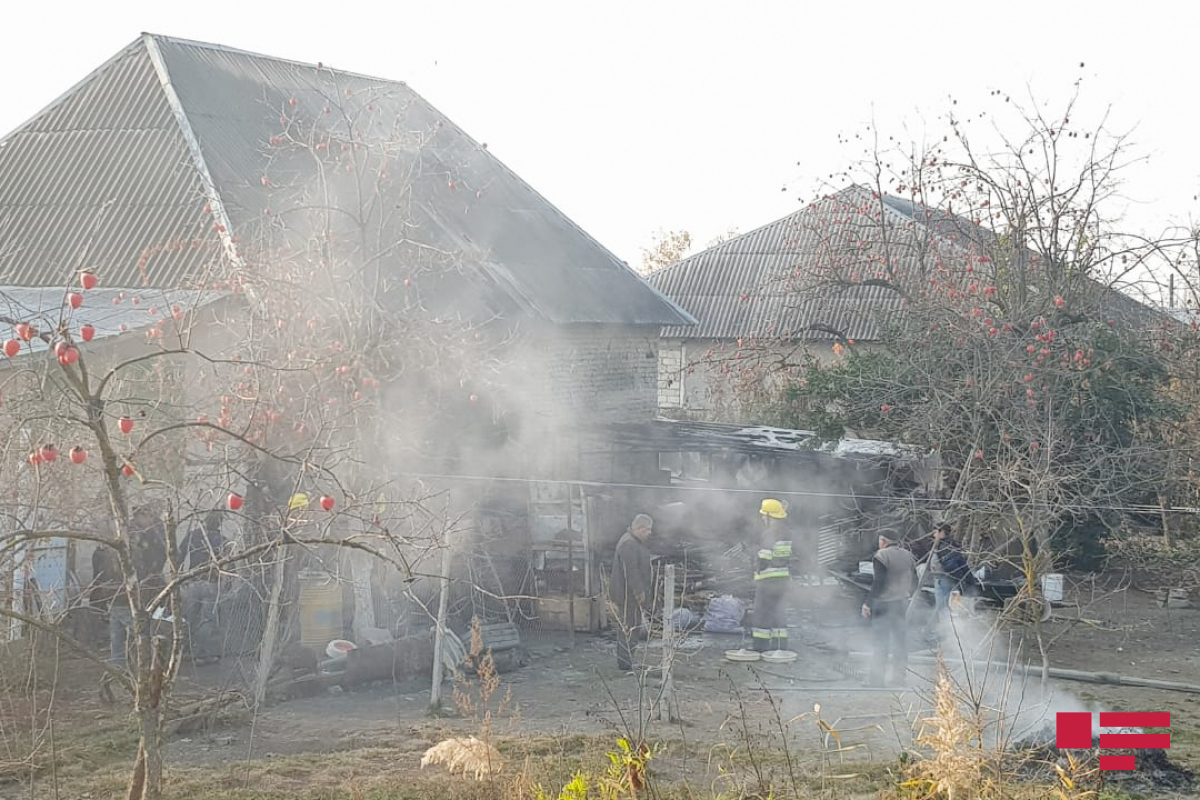 Пожар в Гедабеке: скончалась пожилая женщина