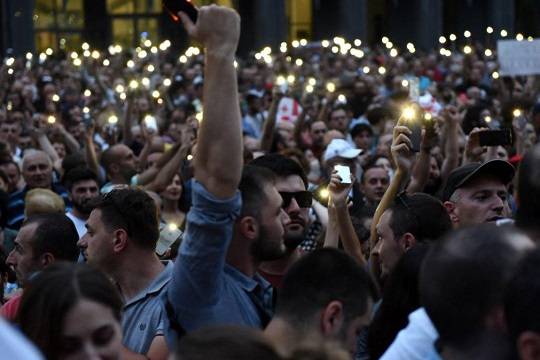Грузинская оппозиция предупредила о протестах в случае визита Лаврова в Тбилиси