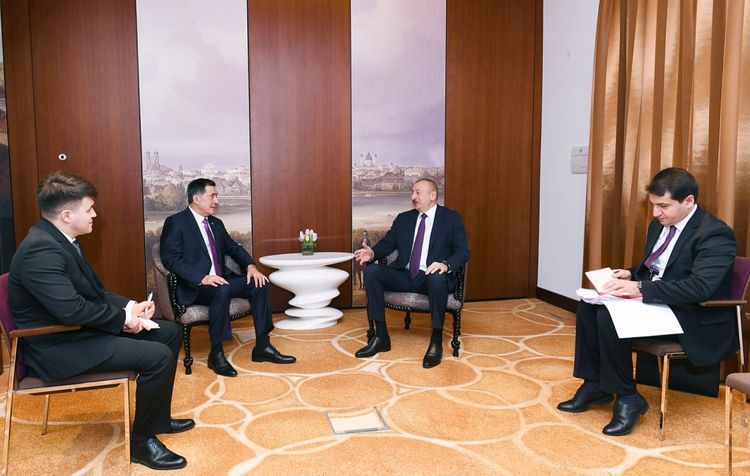 Ильхам Алиев встретился в Мюнхене с генсеком ШОС - ОБНОВЛЕНО