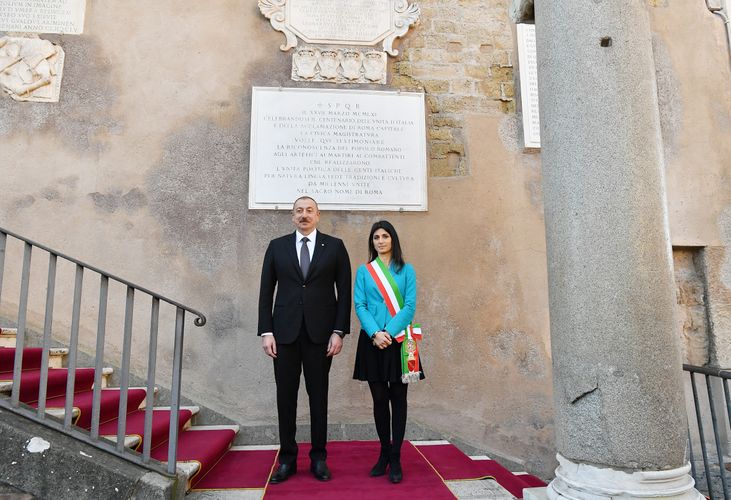 Президент Азербайджана встретился с мэром Рима - ФОТО - ОБНОВЛЕНО